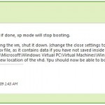 Rashmi U R's posting on how to move the Windows XP VHD file