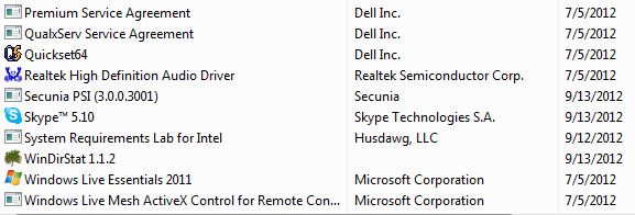 Almost everything Dell includes has its name on it