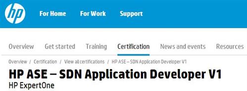 HP ASE SDN App Dev 1 banner