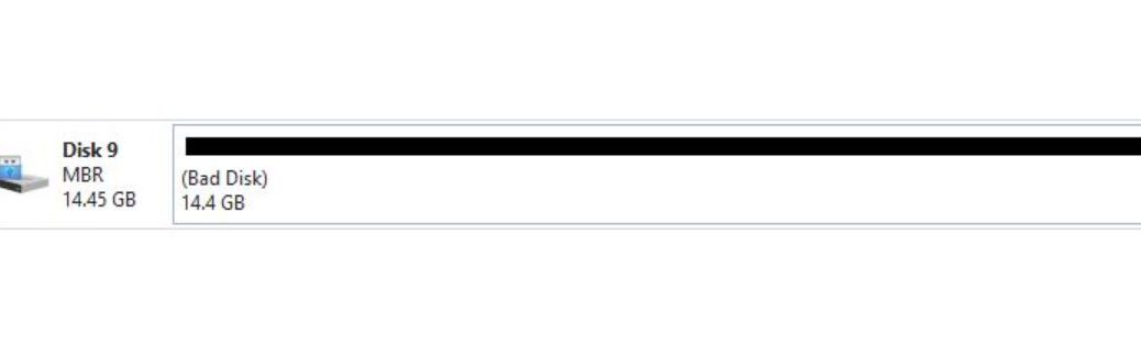 UFD Failure Presents Strange Symptoms.bad-disk