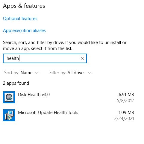 Mild Microsoft Update Health Tools Mystery when unexpected utility appears.