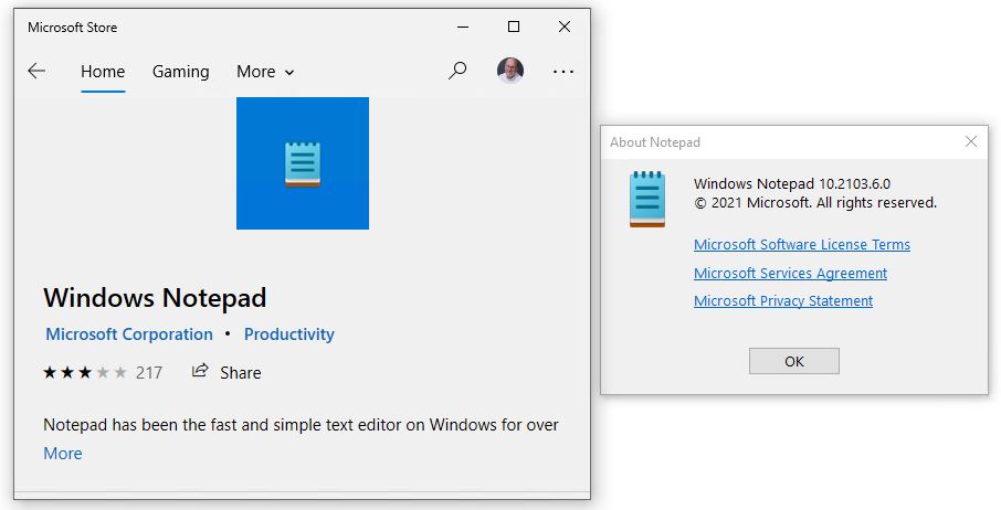 In the interests of getting more frequent updates through the app channel, NotePad makes Microsoft Store debut.