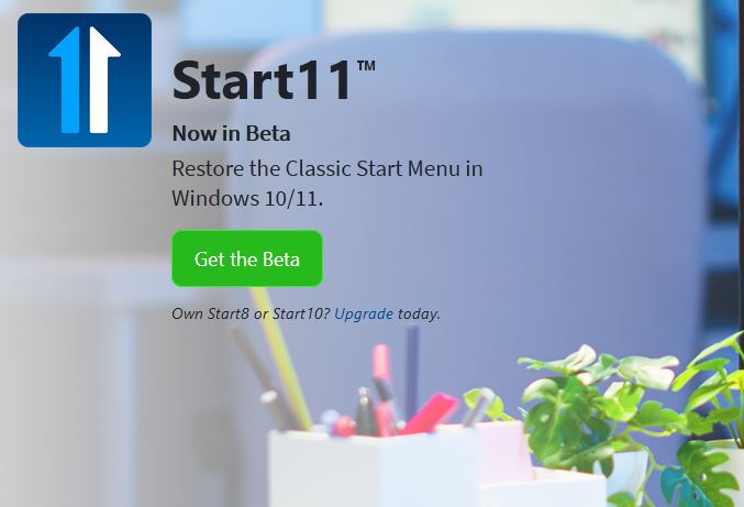 Stardock Start11: Restore the Classic Start Menu in Windows 10 and 11.