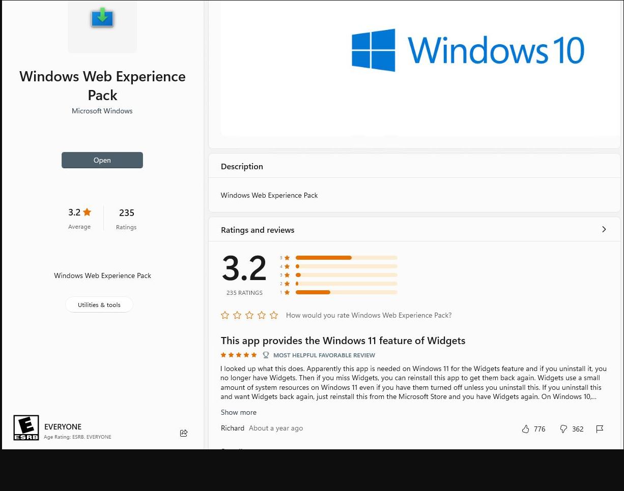 IDKT Windows Web Experience Pack Enables Widgets Ed Tittel
