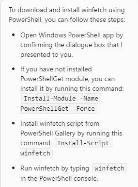 Using Copilot Based PowerShell requires running suggested code through a PS session to make sure things work properly (or at all).