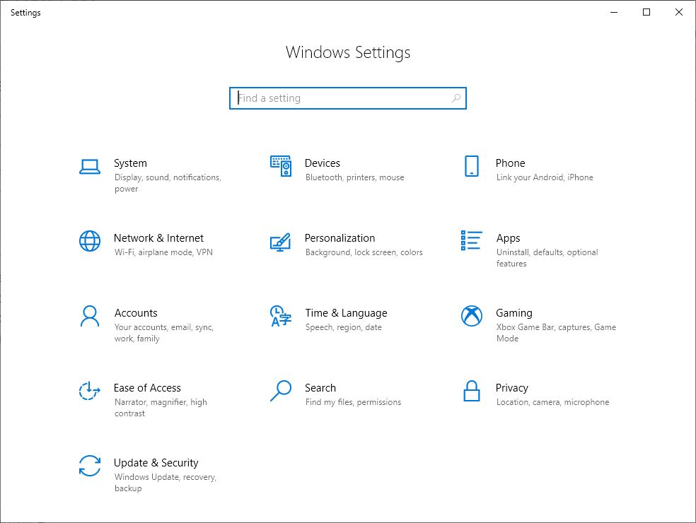 New Windows 11 Settings Home.win10home