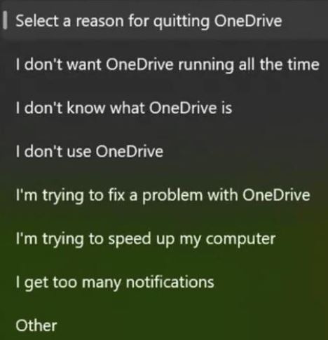 OneDrive Quit Flap Flopped Magnificently.quitlist