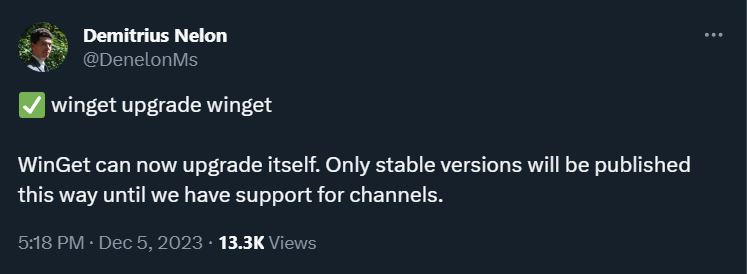 Team Lead Sez Winget Upgrade Winget Ed Tittel