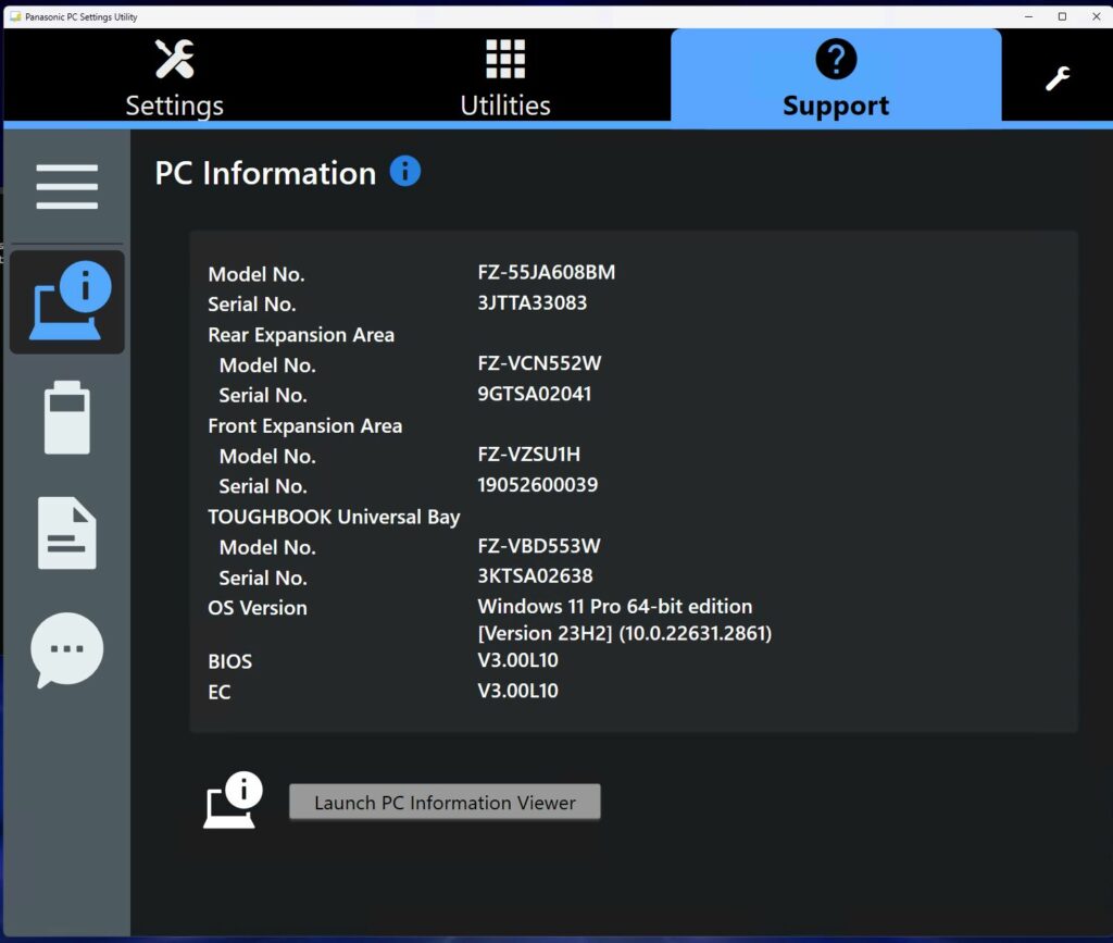 Panasonic Utility Takes Roundabout Path.panpcsettings