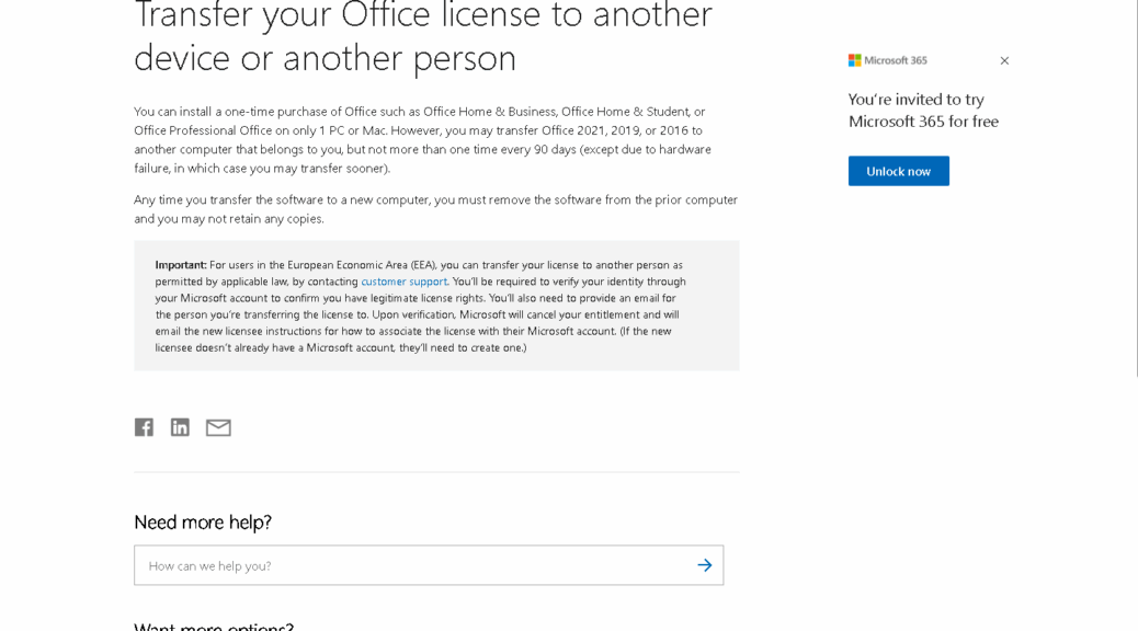MS Support Eases Office 2024 Transfer