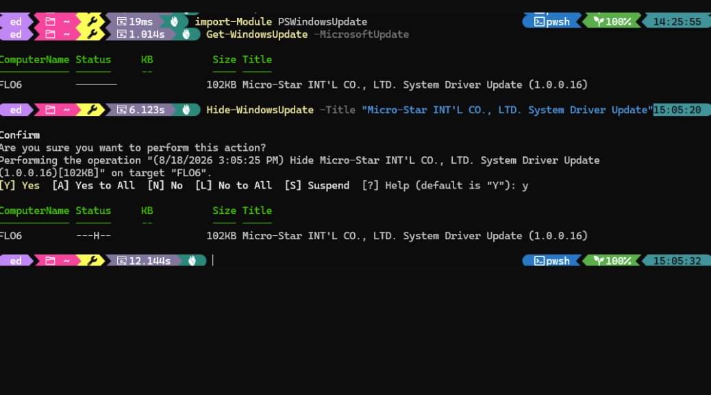 Incredibly Bogus MSI BIOS Update