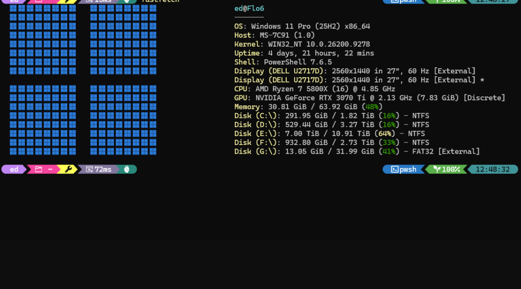 Using WinLogo Glyph in FastFetch