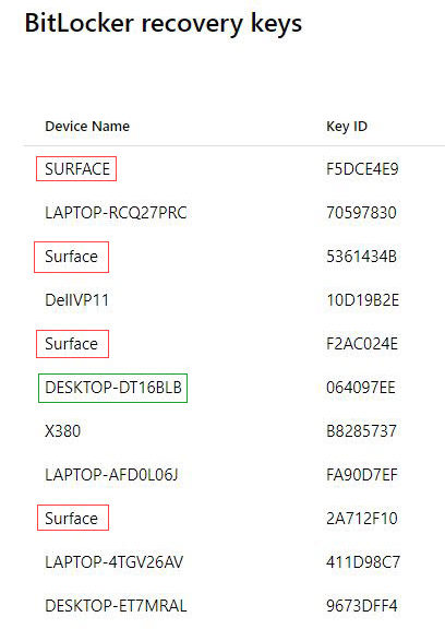 Resolving BitLocker Recovery Key Confusion: PowerShell Lookup Proves Essential