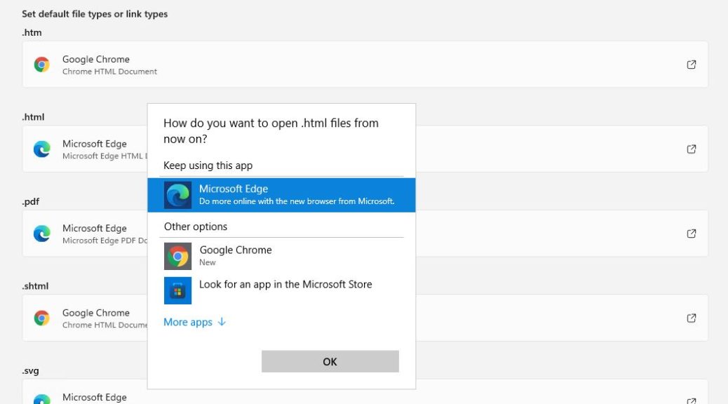Managing Windows 11 Defaults Gets Tricky