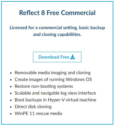 Macrium Reflect 8 Free Version Now Available