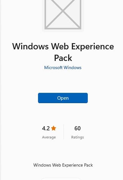 Windows Web Experience Pack Mysteries
