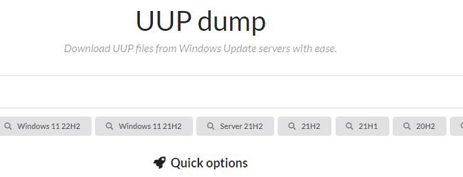 Tracking Windows Releases Gets Challenging.UUPdump