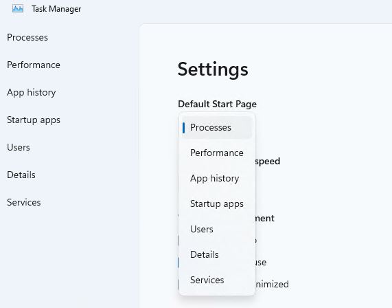 Change Dev Channel Task Manager Default View.pick-list