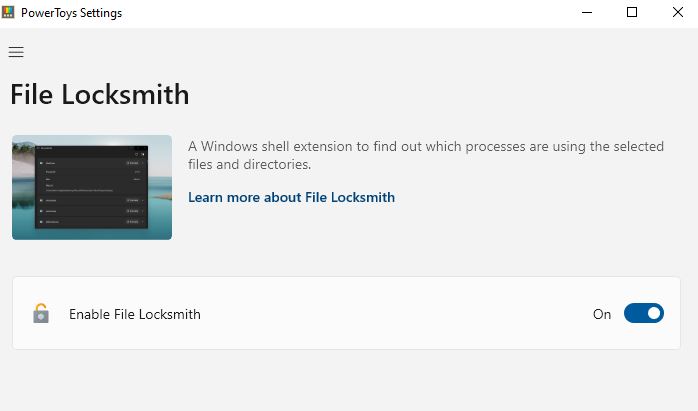 File Locksmith Works Well