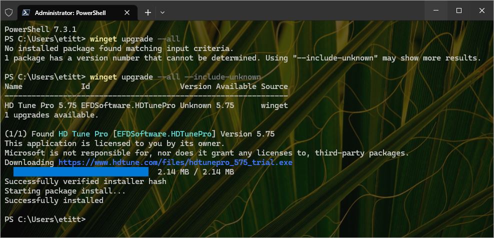 Winget Upgrade Include Unknown Gets Ilustrated Ed Tittel