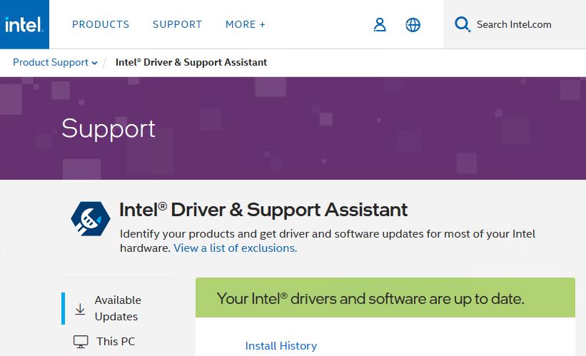 Achieving Intel Driver Update Silence