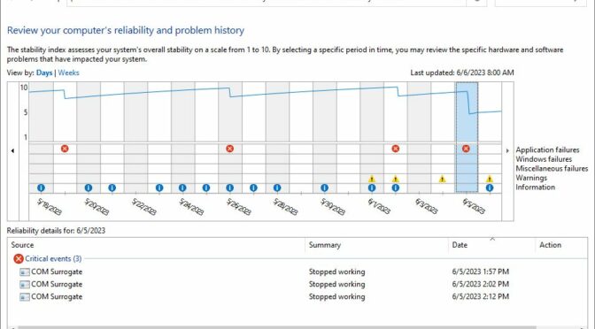 Windows 10 COM Surrogate Errors Continue