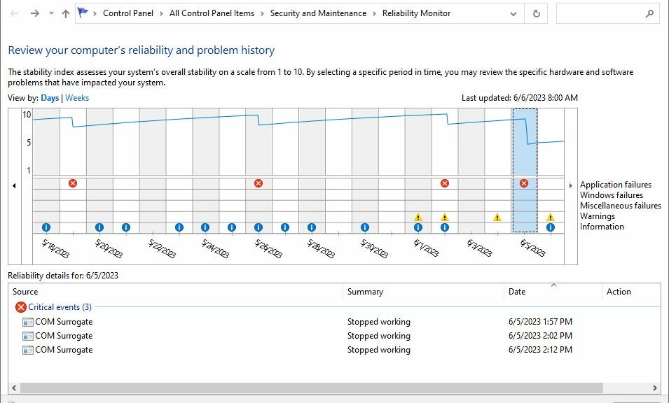 Windows 10 COM Surrogate Errors Continue