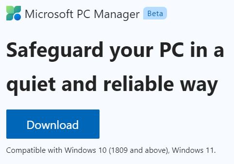 Introducing Microsoft PC Manager