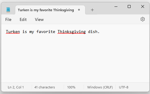 Notepad Gets General Spellcheck