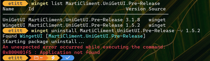 Extirpating WinGetUI Requires Registry Cleanup