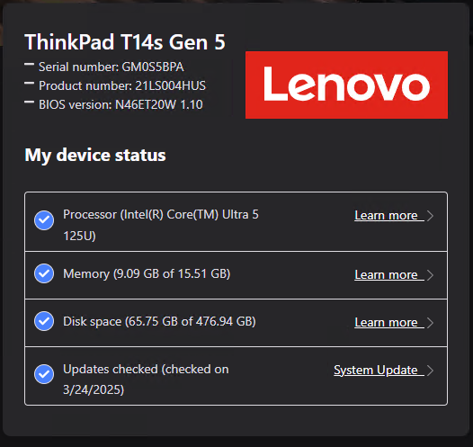 ThinkPad T14s Thunderbolt Mystery Resolved