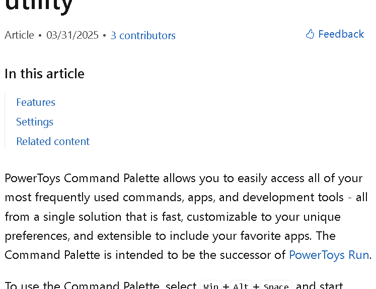 PowerToys v0.90 Adds Command Palette
