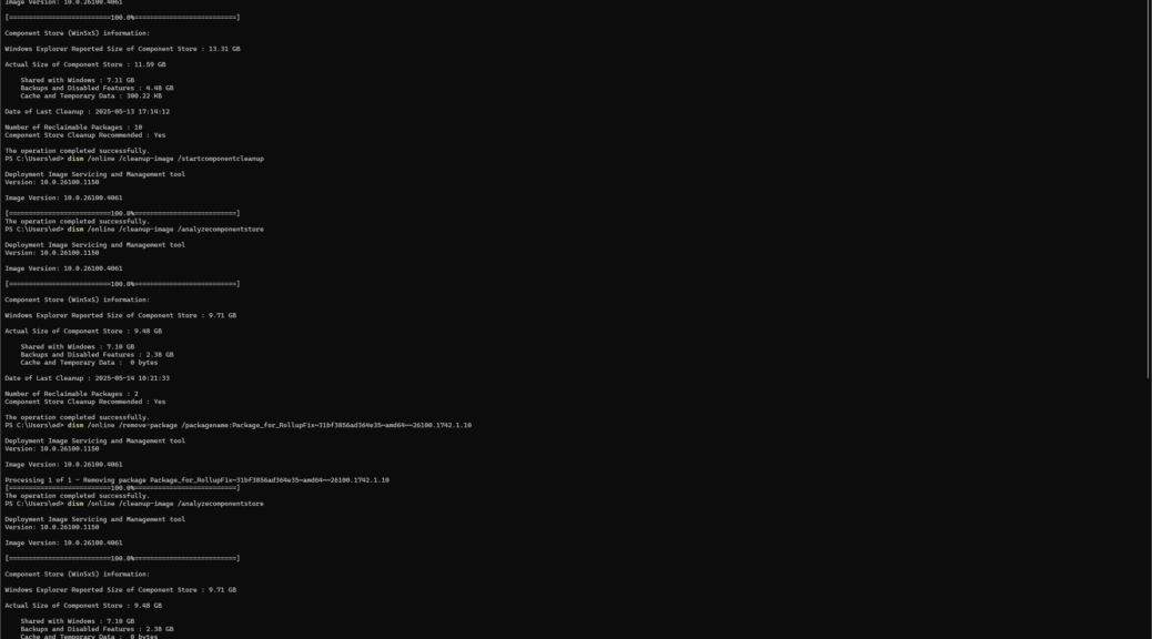 Rebuilding P16 Windows 11 24H2