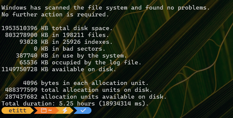 CHKDSK Follies Follow Drive Prep
