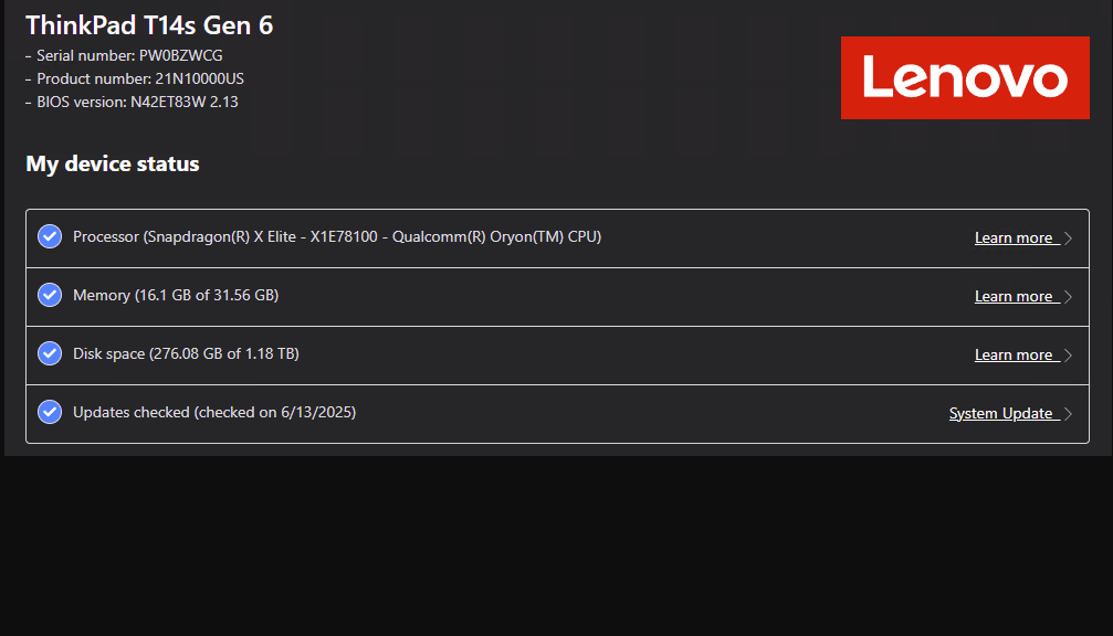 Clearing Windows 11 ARM Spurious Reclaimables