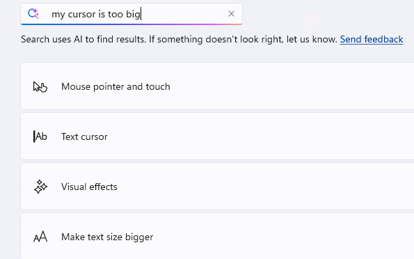Copilot AI-driven Settings Helpful