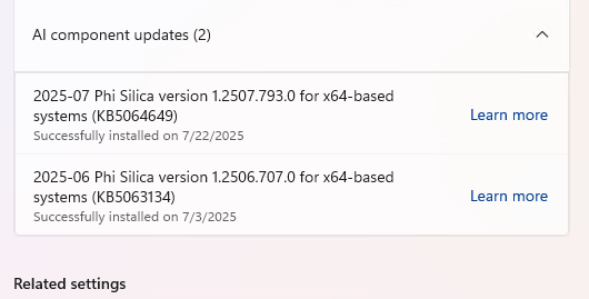 MS Updates Phi Silica for Copilot+ PCs