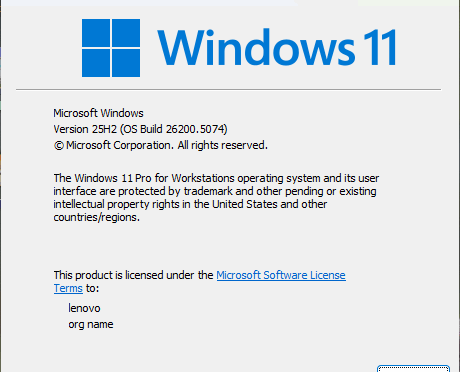 25H2 Enablement Blazes on Lenovo AIO9i
