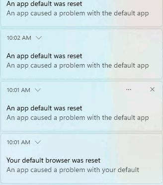 Beta Build Resets Browser Default: Edge