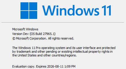 Canary Build 27965 Gets New Start Menu