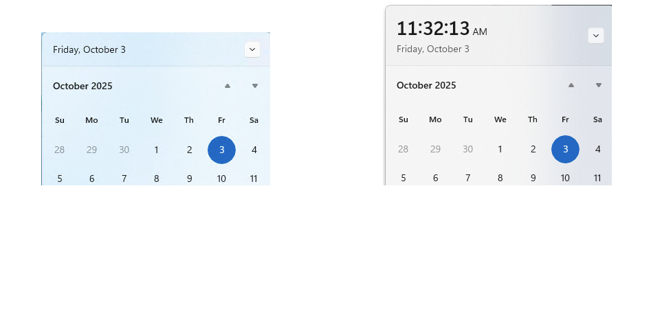 25H2 Notification Gets Time