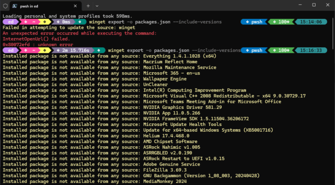 WinGet Chaos Presages Changes