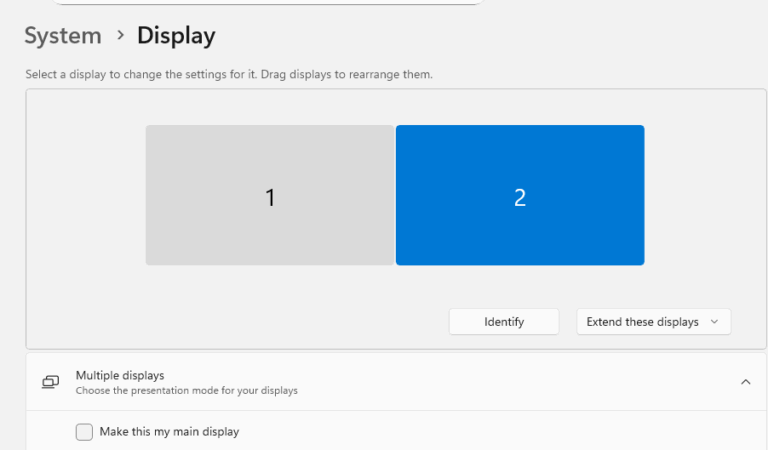Moving Windows 11 Main Display - Ed Tittel