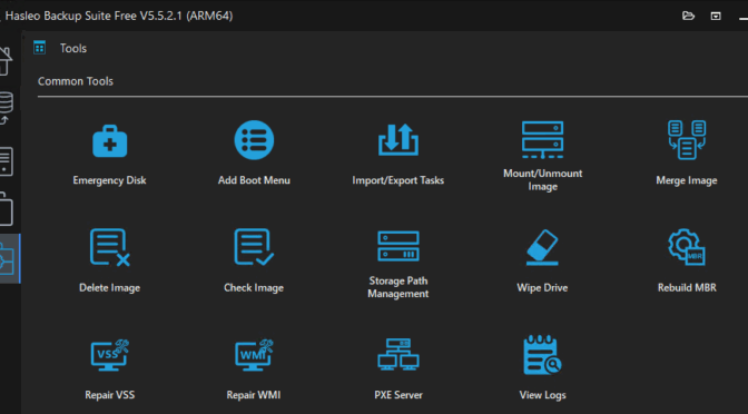 Hasleo Backup Suite (Free) Handles ARM PCs