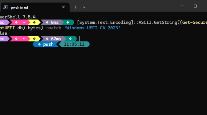 Secure Boot Oddities Accumulate