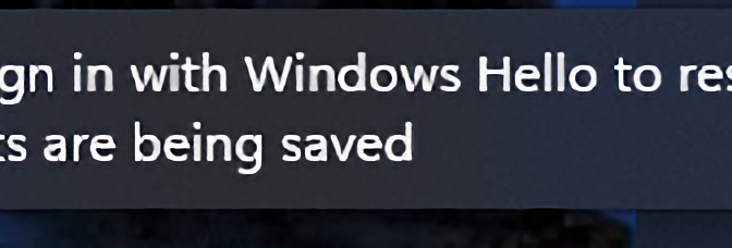 Notification Reveals RDP Recall Gotcha