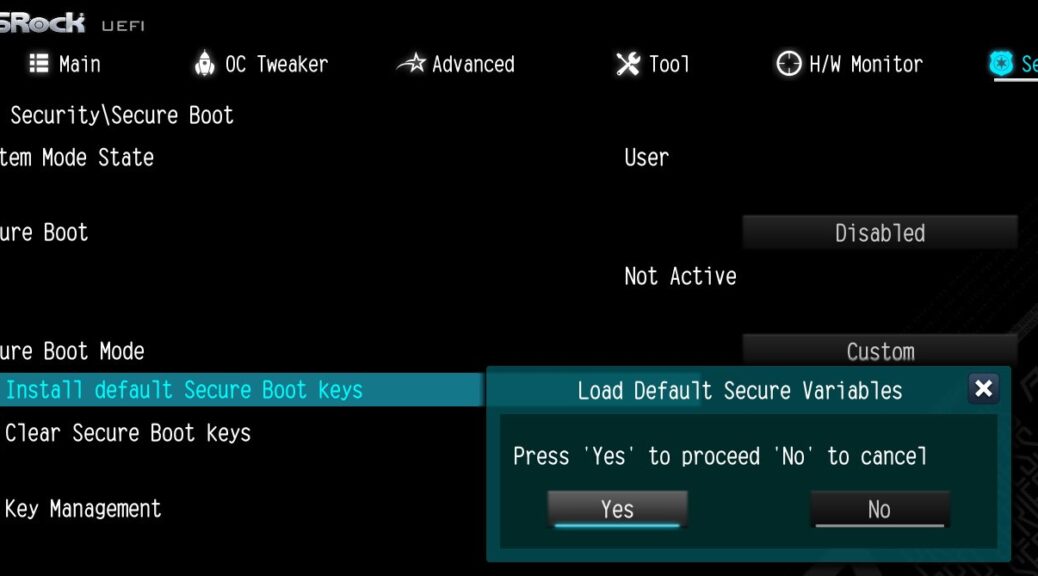 How UEFI Flash Overturned Flo6