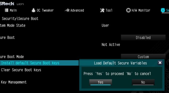 How UEFI Flash Overturned Flo6