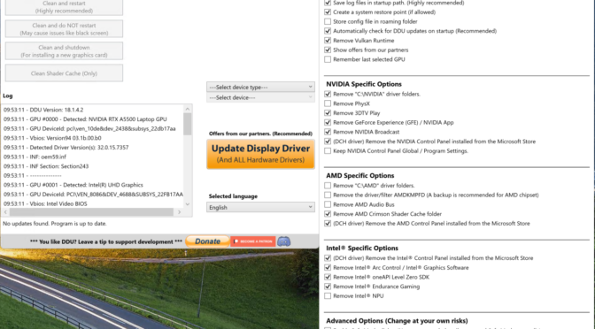 DDU Fixes GPU Driver Disasters