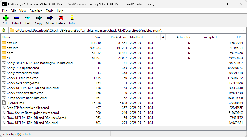 Another Toolset for Secure Boot Checks